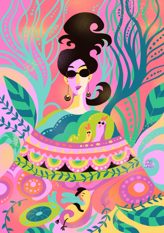 Lady with Sunglasses 1